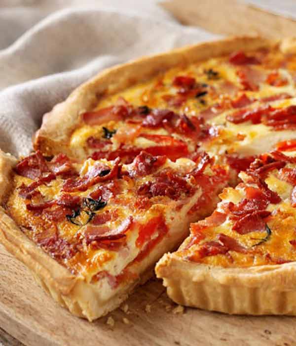 Como fazer Quiche de Queijos Bacon e Tomates 2 Quiche de Queijos Bacon e Tomates