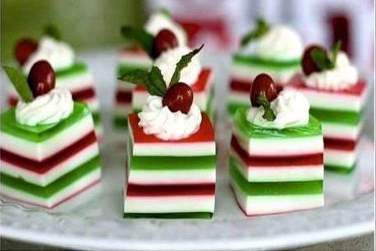Receita de Gelatina Natalina, prepare essa sobremesa muito fácil de fazer 3 Gelatina Natalina