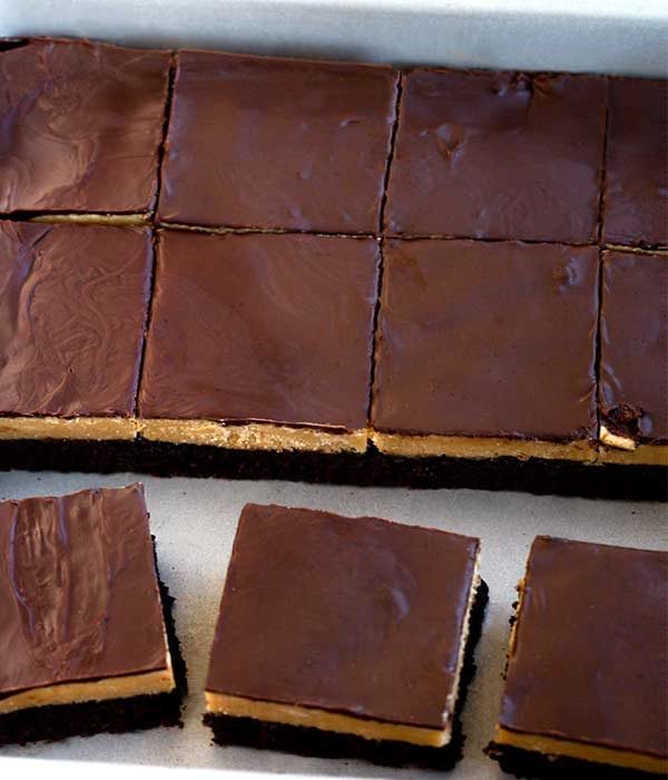 Como fazer Barrinhas de Chocolate Com Manteiga de Amendoim 2 Barrinhas de Chocolate Com Manteiga