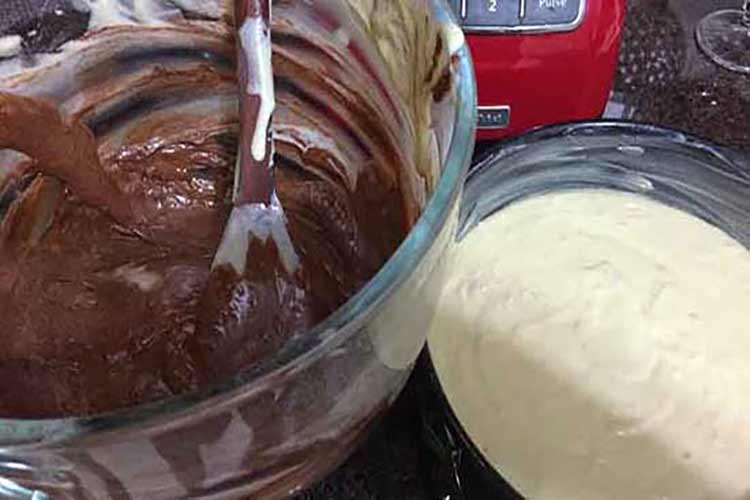 Deliciosa Receita de Bolo Mesclado de Chocolate 2 Bolo Mesclado de Chocolate
