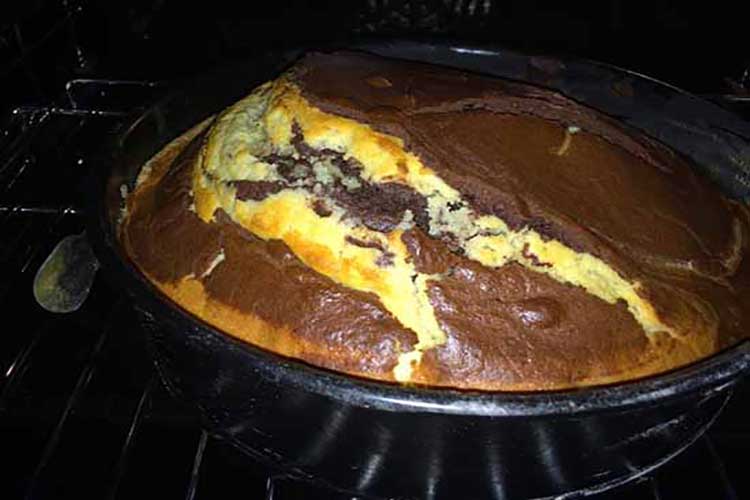 Deliciosa Receita de Bolo Mesclado de Chocolate 4 Bolo Mesclado de Chocolate