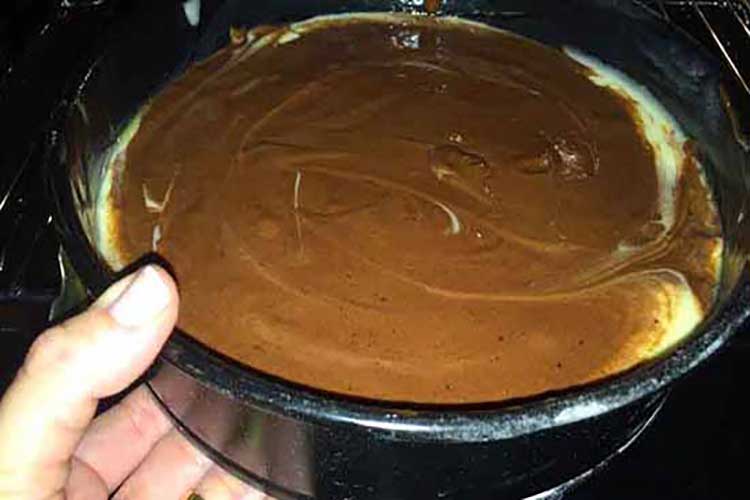 Deliciosa Receita de Bolo Mesclado de Chocolate 3 Bolo Mesclado de Chocolate