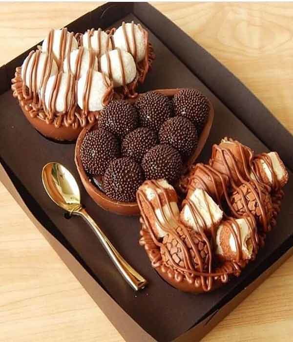 Veja como preparar 19 Receitas de Ovo de Páscoa de Colher 2 Receitas de Ovo de Páscoa de Colher Recheados