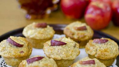 Como fazer Muffins de Maçã sem Glúten sem Lactose