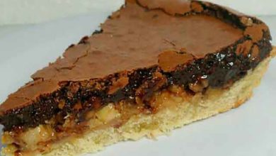 Torta de Avelã Torrada com chocolate e Doce de Leite