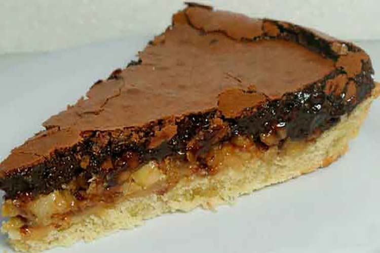 Torta de Avelã Torrada com chocolate e Doce de Leite