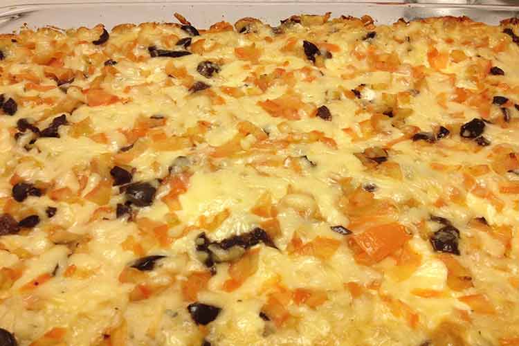 Como fazer Focaccia de Campagna com Queijo, Azeitona e Tomate Seco 2 Focaccia de Campagna com Queijo