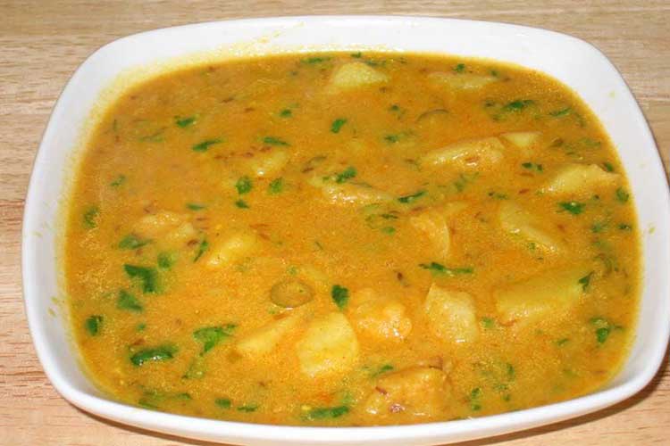 Batatas ao Molho Curry