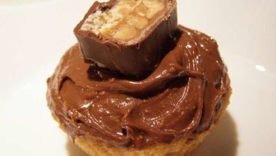 Cupcake de Amendoim com Nutella