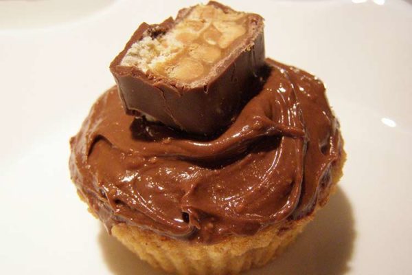 Cupcake de Amendoim com Nutella