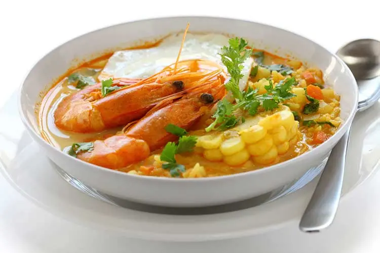 Como fazer Chupe de Camarones (Sopa Peruana) 2 Chupe de Camarones (Sopa Peruana)