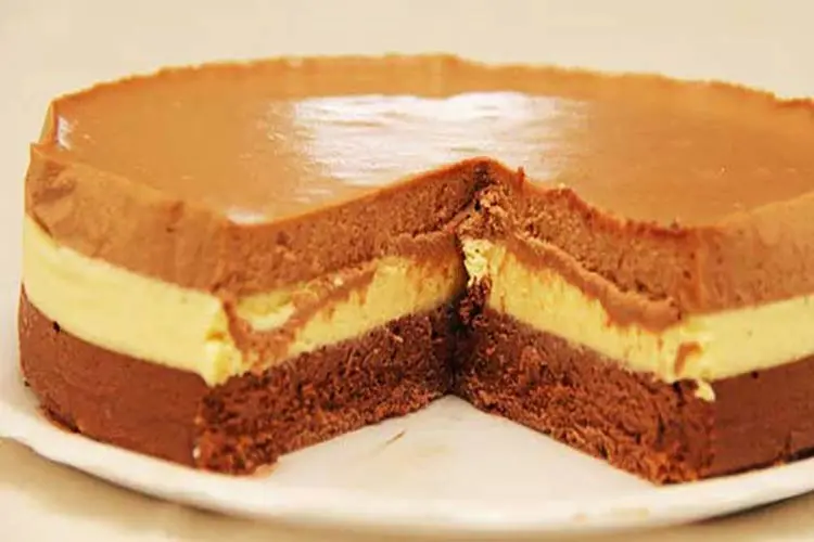 Torta Tricolor de Chocolate