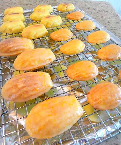 Deliciosas Madeleines de Tangerina Assadas 2 Madeleines de Tangerina