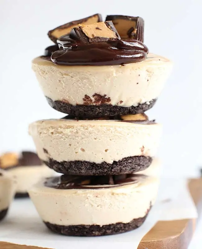 Como fazer Mini Cheesecake com Creme de Amendoim 2 Mini Cheesecake com Creme