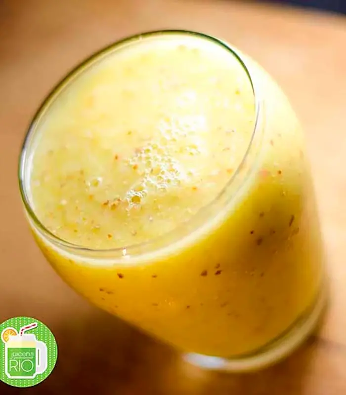 Como fazer Suco de Melão Manga Maçã e Linhaça 2 Suco de Melão Manga Maçã e Linhaça