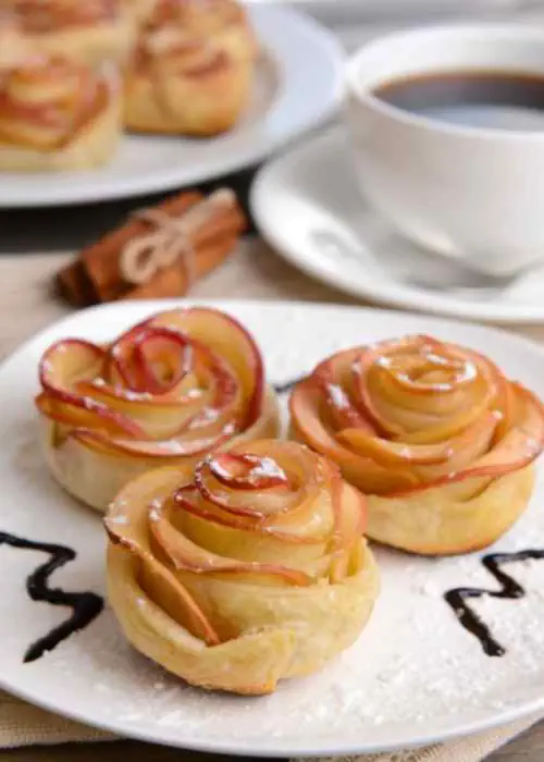 Como fazer Flor de Maçã com Canela 2 Flor de Maçã com Canela