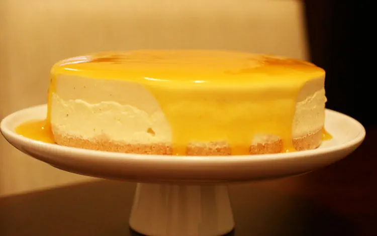 Cheesecake de Pêssegos