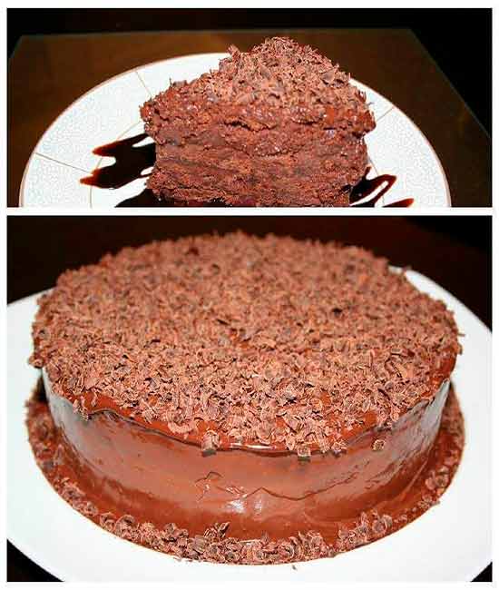 Como fazer Torta de Chocolate Florença com Ganache 2 Como fazer Torta de Chocolate Florença com Ganache