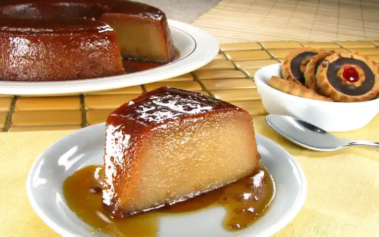 Pudim Due de Biscoitos ao Caramelo
