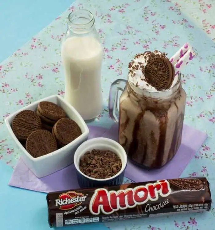 Como fazer Milk Shake Amori de Chocolate 2 Milk Shake Amori de Chocolate