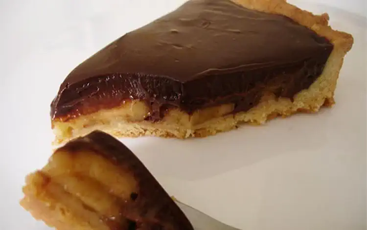 Torta de Banana com Chocolate