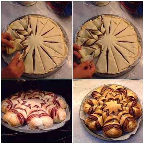 Pão Estrela de Nutella 2 Pão Estrela de Nutella 2