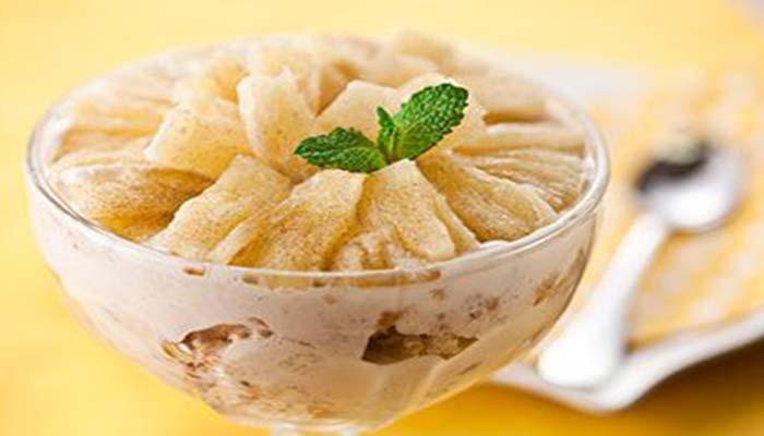 Pavê de Abacaxi com Panettone de Frutas