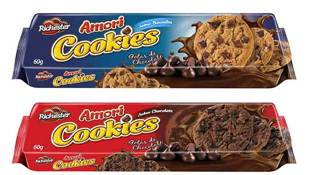 Richester lança Cookies nos sabores Chocolate e Baunilha