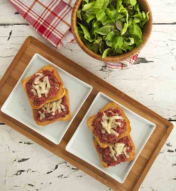 Torrada de Carne Seca e Provolone 2 Torrada de Carne Seca e Provolone 2