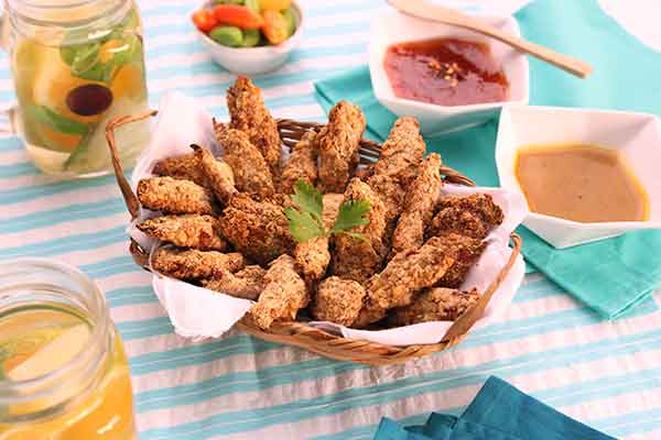 Iscas Crocantes de Frango 2 Iscas Crocantes de Frango 2