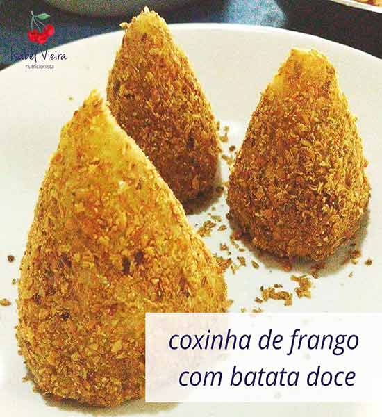 Coxinha de Frango com Batata Doce