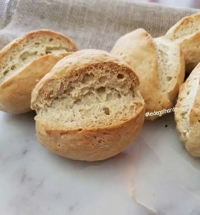 Pão Francês Caseiro sem Glúten