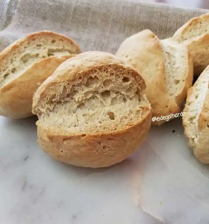 Pão Francês Caseiro sem Glúten 2 Pão Francês Caseiro sem Glúten