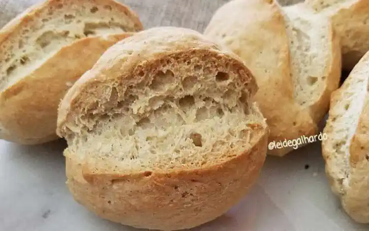 Pão Francês Caseiro sem Glúten