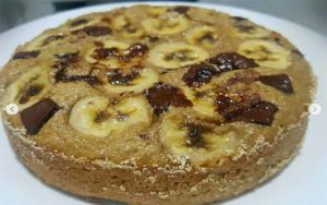 Delicioso Bolo de Banana com Chocolate sem Glúten 3 Delicioso Bolo de Banana com Chocolate sem Glúten