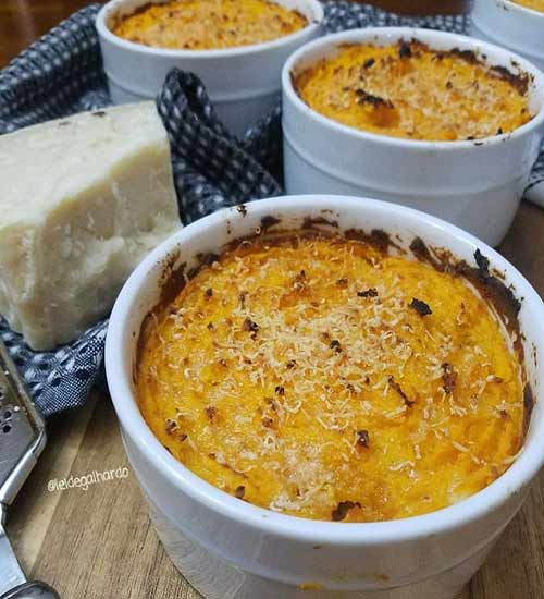Delicioso Escondidinho de Abóbora Cabotiá Delicioso Escondidinho de Abóbora Cabotiá