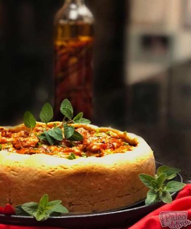Torta Low Carb Linguiça de Frango Torta Low Carb Linguiça de Frango