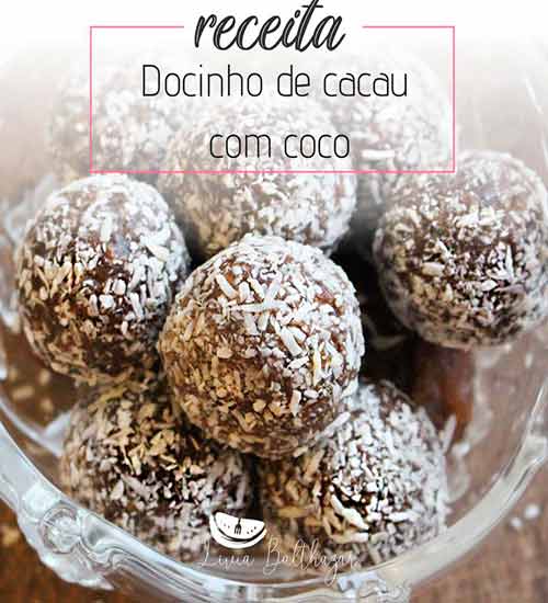 Docinho Fit de Cacau com Coco Docinho Fit de Cacau com Coco