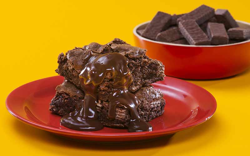 Brownie com D-Tone 5 Opções de Sobremesas de Chocolate