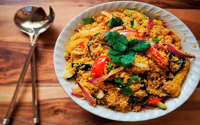 Quinoa à Grega 4 Dicas de Receitas Saudáveis para Ceias de Natal e Ano Novo