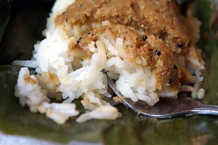 Como fazer Arroz em Folha de Banana 2 Como fazer Arroz em Folha de Banana