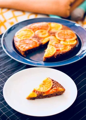 Bolo Invertido de Laranja e Toranja, receita saudável e vegan 3 Bolo Invertido de Laranja e Toranja