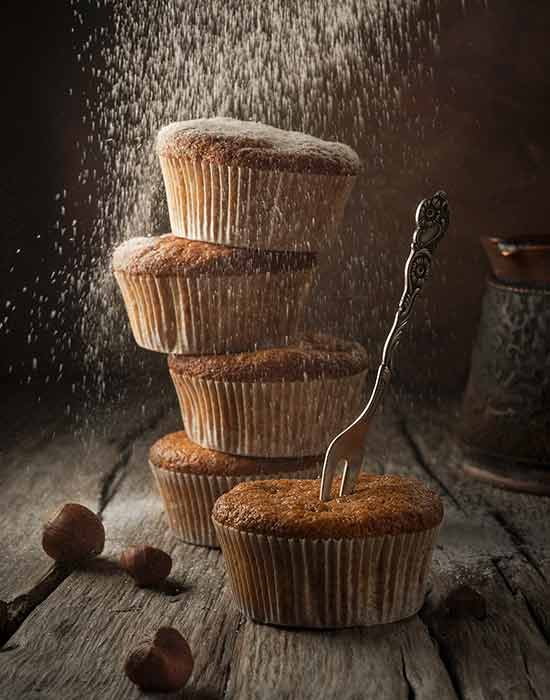 Cupcake de chá verde e gengibre Deliciosas Receitas que auxiliam a potencializar a imunidade