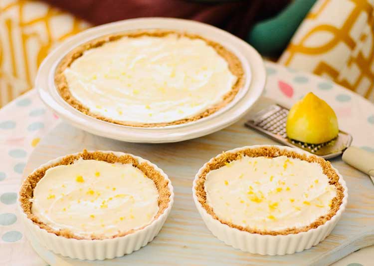 Receita de Torta de Limão e Leite Condensado sem forno e para fazer em 15 minutos 2 Torta de Limão e Leite Condensado