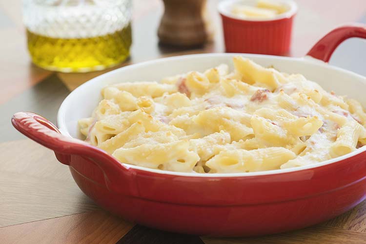 Macarrão Gratinado Dia dos Namorados em Casa
