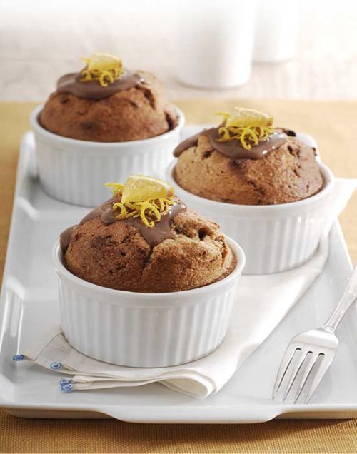 Suflê Quente de Laranja e Chocolate Suflê Quente de Laranja e Chocolate