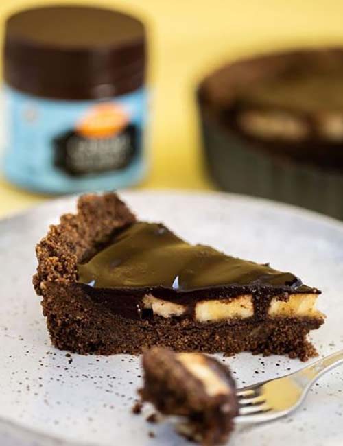 Torta de Banana com Chocolate Torta de Banana com Chocolate