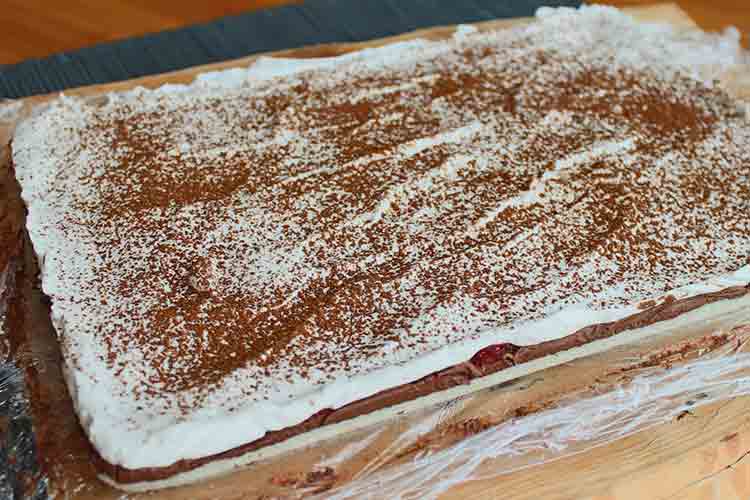 Como fazer Pavê de Coco Chocolate e Morango sem Glúten e sem Leite 2 Pavê de Coco Chocolate e Morango sem Glúten e sem Leite