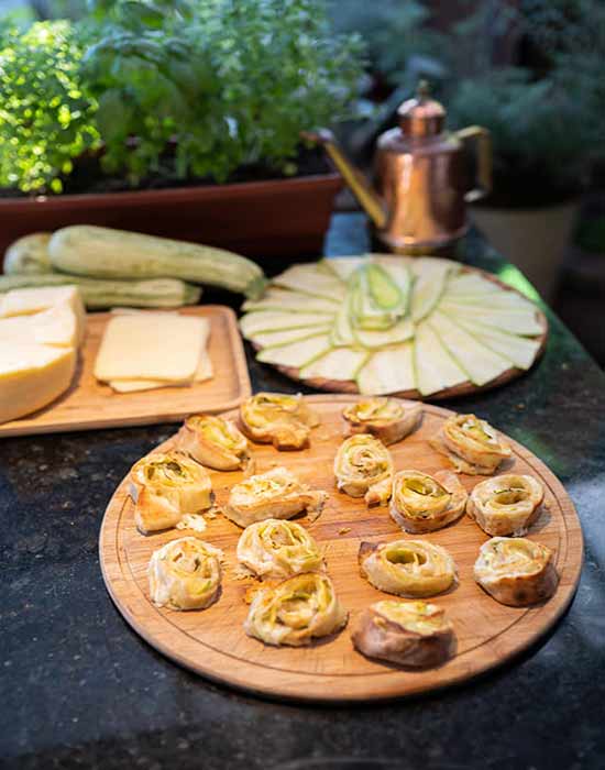 Aprenda a fazer Rotolina de Abobrinha Italiana e Parmesão 2 Rotolina de Abobrinha Italiana e Parmesão