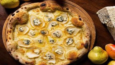 Como fazer Pizza de Pera com Gorgonzola